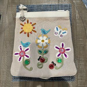 Brighton Spring Summer Floral Messenger Bag